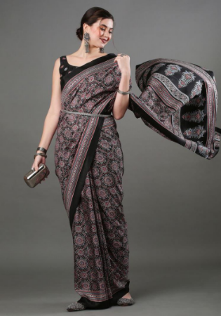 Picture of Splendid Silk Dim Gray Saree