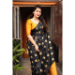 Picture of Beauteous Silk Black Saree