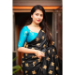 Picture of Statuesque Silk Black Saree