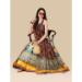 Picture of Shapely Silk Coral Lehenga Choli