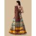 Picture of Shapely Silk Coral Lehenga Choli