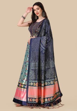 Picture of Beautiful Silk Grey Lehenga Choli