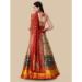 Picture of Fascinating Silk Indian Red Lehenga Choli