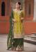 Picture of Chiffon Dark Slate Grey Straight Cut Salwar Kameez