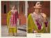 Picture of Gorgeous Chiffon Brown Straight Cut Salwar Kameez