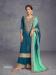 Picture of Chiffon & Silk Midnight Blue Straight Cut Salwar Kameez