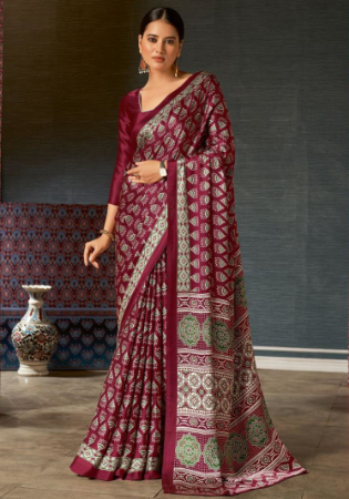 Picture of Admirable Crepe Dim Gray Saree