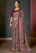 Picture of Good Looking Crepe Rosy Brown Saree