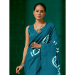 Picture of Sightly Cotton & Crepe & Silk Midnight Blue Saree