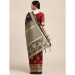 Picture of Sublime Cotton & Crepe & Silk Fire Brick Saree