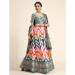 Picture of Sublime Satin & Silk Pink Lehenga Choli