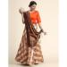 Picture of Fascinating Satin & Silk Bisque Lehenga Choli