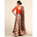 Picture of Fascinating Satin & Silk Bisque Lehenga Choli