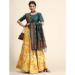 Picture of Beautiful Satin & Silk Sandy Brown Lehenga Choli