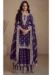 Picture of Resplendent Silk Purple Straight Cut Salwar Kameez