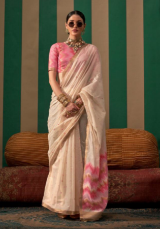 Picture of Taking Silk Light Coral Saree