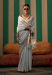 Picture of Beautiful Silk Grey Saree