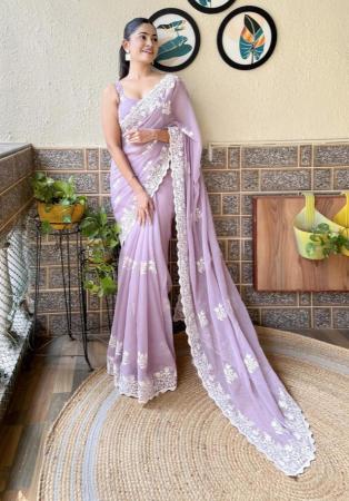 Picture of Appealing Silk Thistle Saree