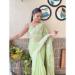 Picture of Beautiful Silk Dark Khaki Saree