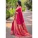 Picture of Ravishing Silk Crimson Saree