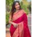 Picture of Ravishing Silk Crimson Saree