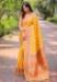 Picture of Pleasing Silk Dark Golden Rod Saree