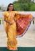 Picture of Beautiful Silk Golden Rod Saree