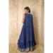 Picture of Magnificent Chiffon Dark Slate Blue Kids Lehenga Choli