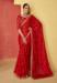 Picture of Wonderful Chiffon Dark Red Saree