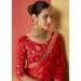 Picture of Wonderful Chiffon Dark Red Saree