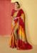 Picture of Exquisite Chiffon Fire Brick Saree