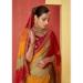 Picture of Exquisite Chiffon Fire Brick Saree