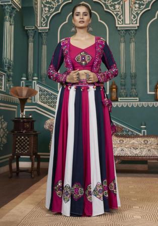 Picture of Pleasing Rayon Light Pink Lehenga Choli