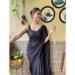 Picture of Classy Georgette Black Saree