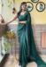 Picture of Pretty Georgette Dark Green Saree