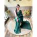 Picture of Pretty Georgette Dark Green Saree