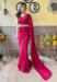 Picture of Comely Georgette Light Coral Saree