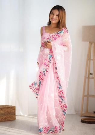 Picture of Taking Organza Lavender Blush Saree