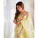 Picture of Ravishing Organza Yellow Saree