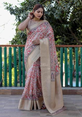 Picture of Exquisite Chiffon Beige Saree