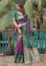 Picture of Exquisite Silk Forest Green Saree