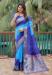 Picture of Sightly Silk Medium Blue Saree