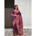 Picture of Good Looking Silk Purple Saree