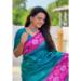 Picture of Bewitching Silk Dark Cyan Saree