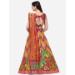 Picture of Ideal Silk Fire Brick Lehenga Choli