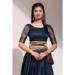 Picture of Ravishing Silk Dark Slate Grey Lehenga Choli