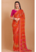 Picture of Enticing Chiffon Chocolate Saree