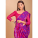 Picture of Shapely Chiffon Dark Orchid Saree