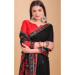 Picture of Lovely Chiffon Black Saree