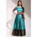 Picture of Magnificent Silk Steel Blue Lehenga Choli